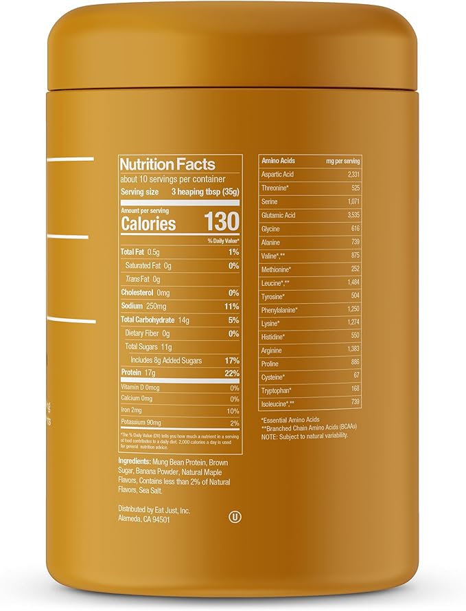 Just One Plant Protein Powder Maple Banana 12 oz.