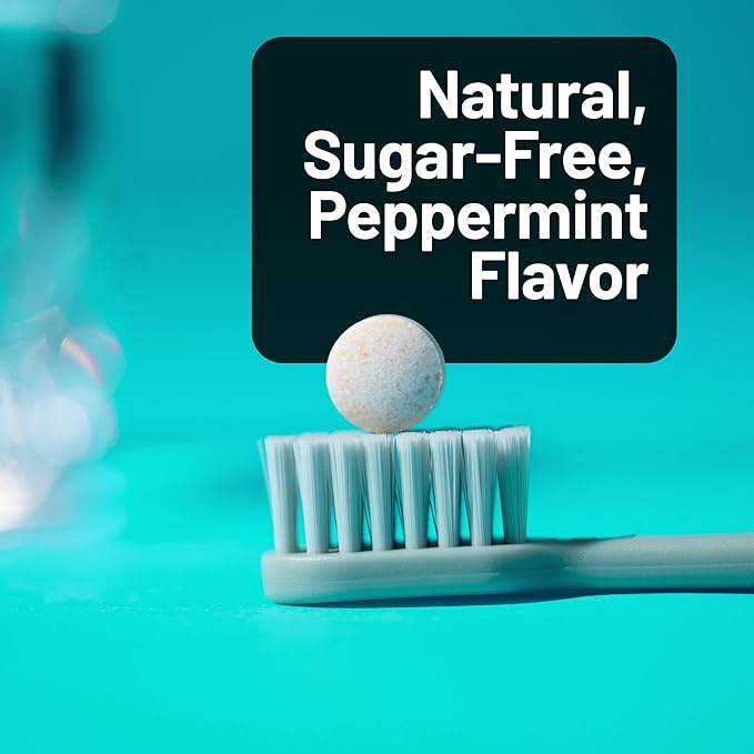 NatureWise Oral Probiotics for Mouth Bad Breath - Chewable Sugar-Free Mint - Lactobacillus reuteri Chewable - Oral Probiotics For Kids &amp Adults - Non-GMO USA Manufactured - 60 Count[60-Day Supply]