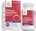 Terry Naturally Clinical Essentials - Supplement to Aid Bone Cardiovascular &amp Immune Health - Supplement with Chelated Minerals - Supplement with B-Vitamins &amp Vitamin C - 120 Capsules