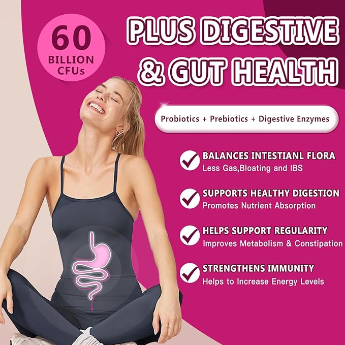 NATURE TARGET Probiotics for Women Digestive Health + Probiotics for Women Urinary Tract Health