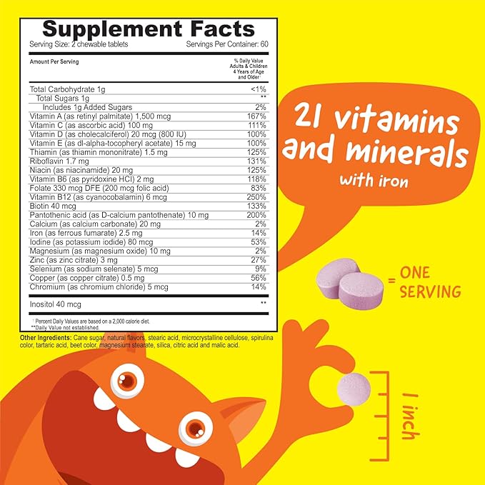 Kids Multivitamin Chewables + Vitamin B12 Chewables Bundle