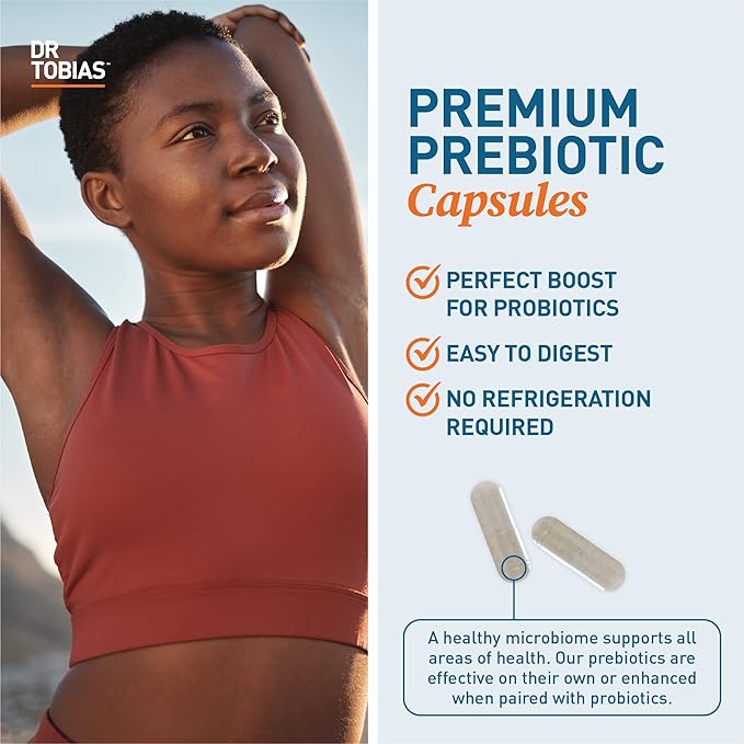 Dr. Tobias Candida Support &amp Prebiotics Bundle – Gut Cleanse Detox Flora Balance &amp Immune Support with Oregano Caprylic Acid &amp PreforPro Prebiotic Capsules