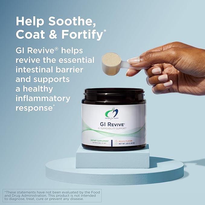 Designs for Health 3R Gut Reset Program - IgGI Immunoglobulin Capsules ProbioMed 50 Probiotic GI Revive to Soothe Coat &amp Fortify (3 Products)