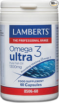 Lamberts Omega 3 Ultra - Pure Fish Oil 1300mg - 60 Capsules