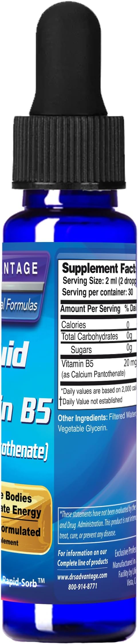 Dr's Advantage Liquid Vitamin B5