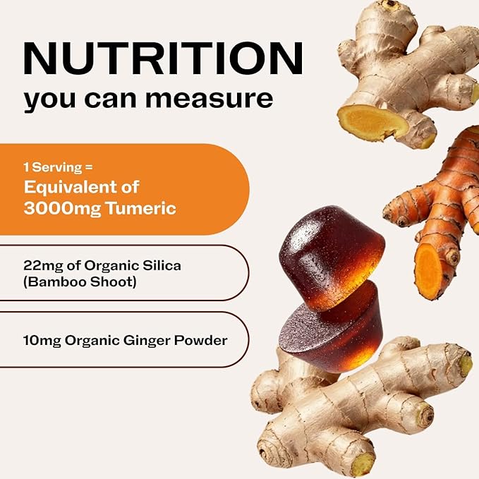 Vimergy NutriDense Fruitylicious Turmeric + Ginger Chewables (60 Count) &amp Liquid Lemon Balm (115 mL)