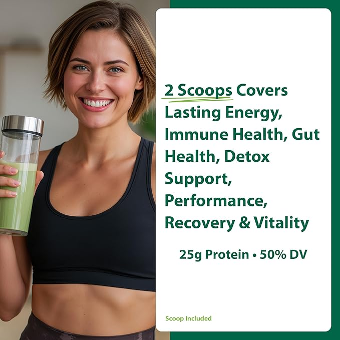 MacroLife Naturals MacroMeal Vegan Protein Powder Superfood Greens Probiotics + Fiber Immune Energy Digestive Daily Essentials for Women &amp Men Gluten-Free - (15 Servings) (15 Servings Vanilla)