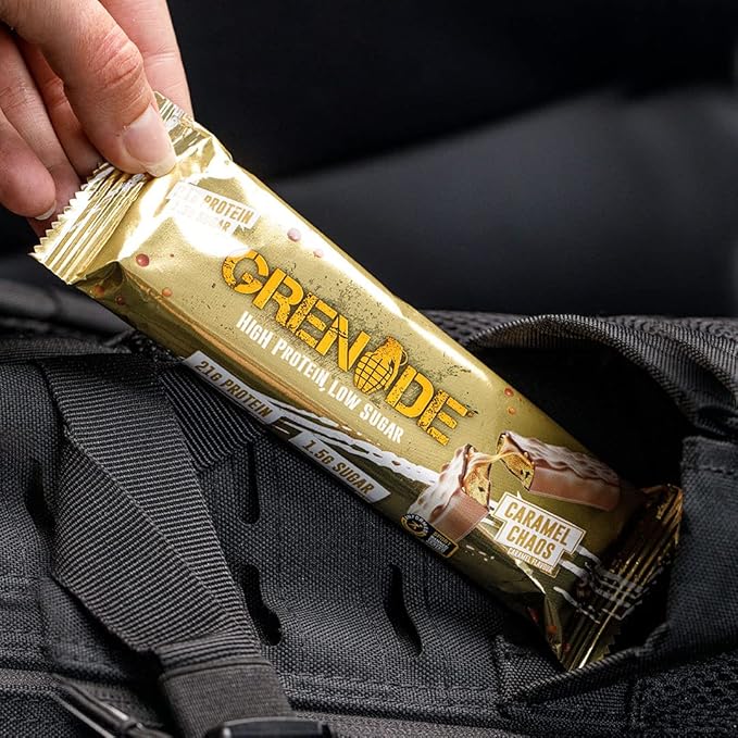 Grenade High Protein Bar - Caramel Chaos 12 x 60 g