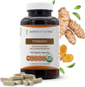 Turmeric USDA Organic 120 Capsules | Made with Organic Vegetarian Capsules and Organic Turmeric (Curcuma Longa) Dried Root (120 Capsules)