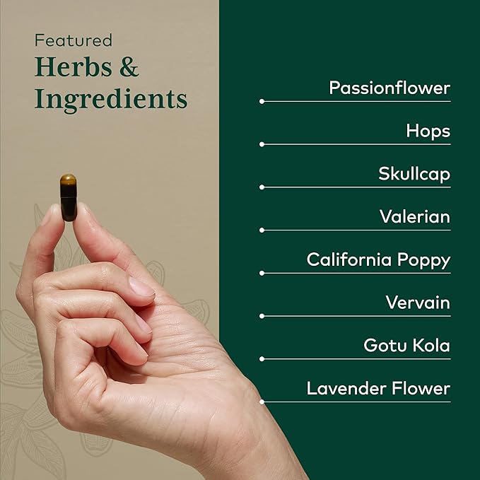 GAIA HERBS PRO Sleep Formula - Supports Restful Sleep &amp Relaxation for Occasional Sleeplessness* - Herbal Extracts with Valerian Root Passionflower &amp Lavender - Vegan Capsules - 60 Liquid Phy
