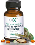 GLX3 Joint Support Extra Strength Omega-3 Supplement | Premium New Zealand Green Lipped Mussel Oil - Comfort Flexibility Muscle Recovery - ETA EPA DHA Omega 3 Supplement Capsules by Haka Life