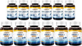LOVITA 12-Pack Bulk Omega Bundle - 6 Fish Oil &amp 6 Norwegian Cod Liver Oil Max Strength rTG &amp TG Forms Non-GMO (12 Pc)