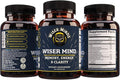 Wiser Mind Nootropic | Memory Focus Mental Clarity Supplement | Lions Mane Ashwagandha