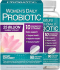 Tru.Natures Women's Probiotic Capsules 90 Count - Multi-Strain Formula with Prebiotic Fiber