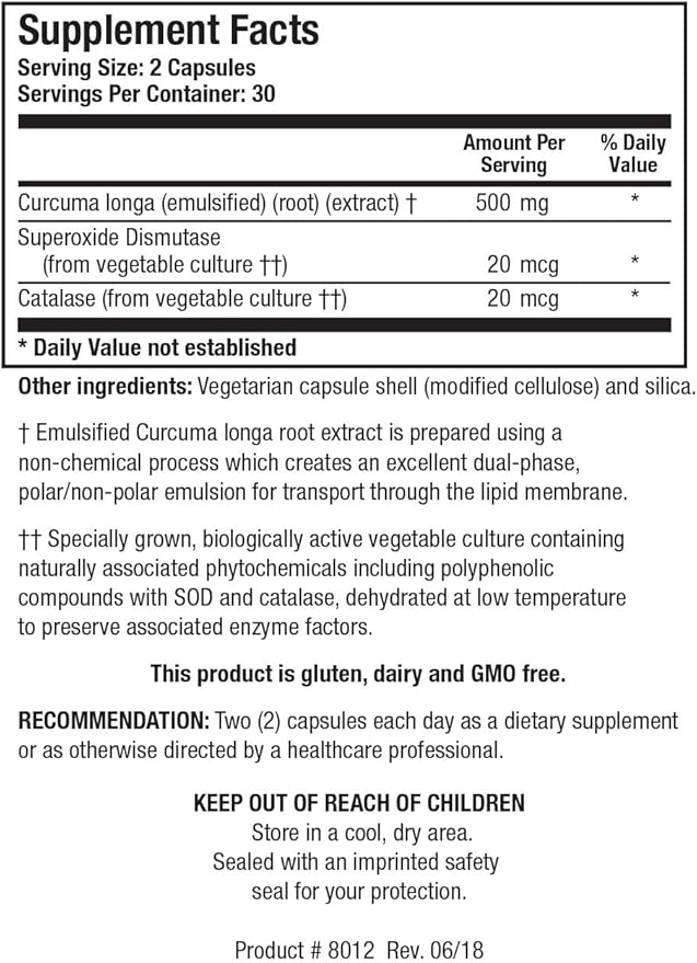 Biotics Research CurcumRx All Natural Turmeric Complex with Curcumin Over 200 Beneficial Turmeric Root Nutrients Antioxidants Supports Physiological Pathways 60 Capsules