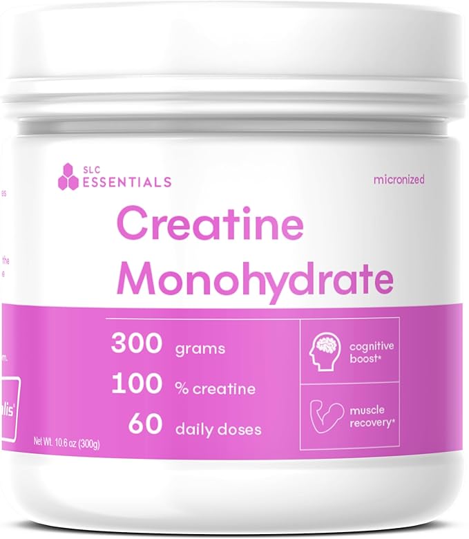 Creatine Monohydrate Powder | 100% Pure Micronized Creavitalis® | German-Made | Unflavored No Fillers | Supports Muscle Strength Recovery &amp Cognitive Energy | 5g Servings