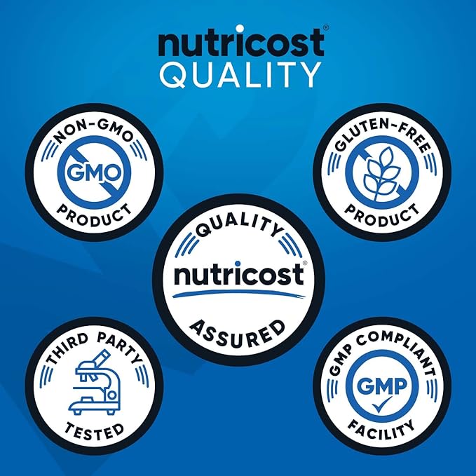 Nutricost Micronized Creatine Monohydrate 3000mg 500 Capsules 125 Servings 750mg of Creatine Monohydrate Per Capsule