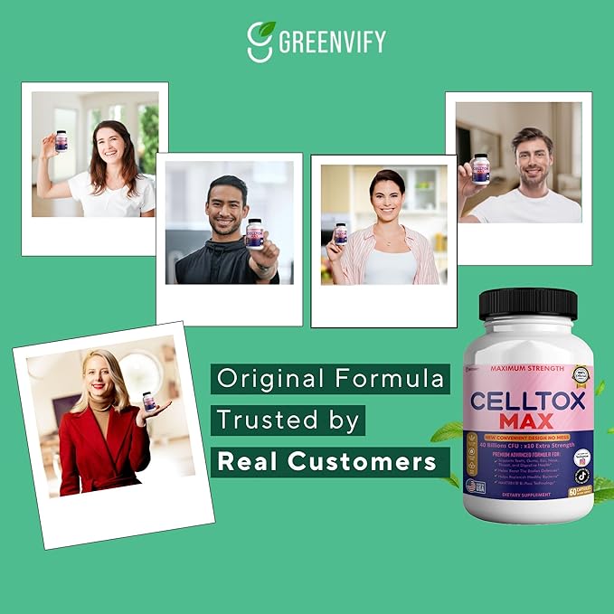CellTox Max Probiotic Supplement Maximum Strength 40 Billion CFU 60 Capsules 30-Day Supply (2)