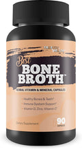 Best Bone Broth Capsules - Bone Health &amp Immunity Supplement - Bone Broth Powder Alternative Capsules - Bone Health Supplements Women Over 50 &amp Bone Health Supplements for Men - Vitamin D Bone