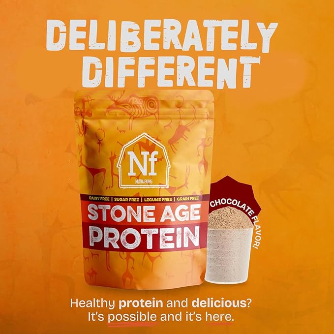 Stone Age Protein | Egg White Protein | Gluten-Free | Whey Free | Sugar Free | Gut-Friendly | Vanilla 2 lbs