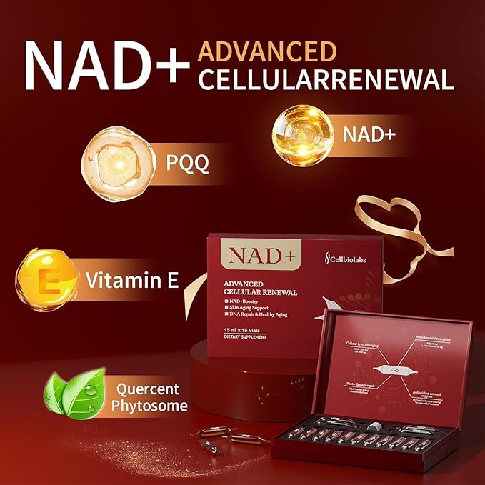NAD Liquid Supplement 1200mg – Advanced Cellular Energy &amp Renewal Support – Fast-Absorbing NAD Formula for Focus Vitality &amp Daily Wellness – Clean Natural Flavor 15 Servings