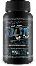 Turmeric Black Pepper Celtic Salt Trick - Our Best Turmeric and Black Pepper Supplement - Pure Turmeric Curcumin with Piper Nigrum Vitamin D Vitamin C Ginger Berberine - Turmeric Curcumin Black +