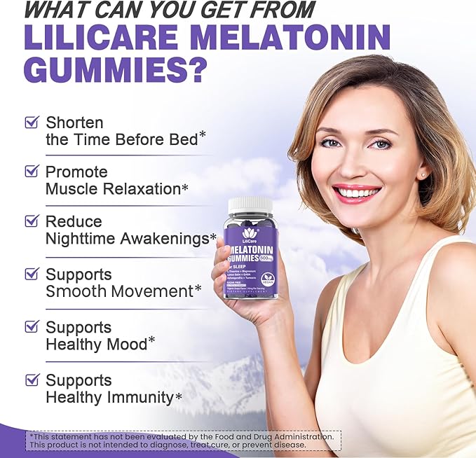 Melatonin Gummies 10mg 20mg for Adults Sugar Free Extra Strength w/ L-Theanine Ashwagandha Magnesium Turmeric GABA Lemon Balm and Chamomile for Healthy Circadian Rhythm Vegan Grape Flavor 60ct