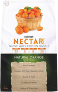 Syntrax Nectar Naturals All Natural Whey Protein Isolate Smooth &amp Juicy Natural Orange 2 lbs.