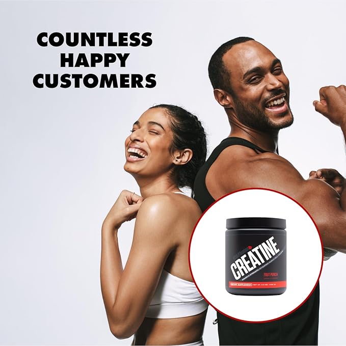 Sculpt Nation by V Shred Creatine - Premium Creatine Monohydrate Powder to Support Muscles Energy and Brain Function Fruit Punch Flavored Creatine - 30 Servings