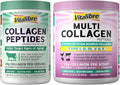 Multi Collagen Peptides Powder 16oz &amp Bovine Collagen Peptides Powder 8oz