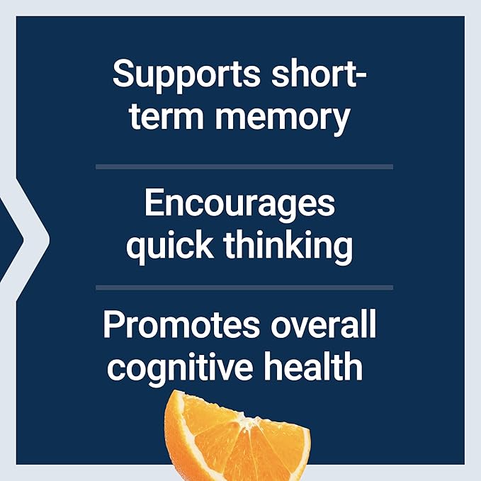 Life Extension Gummy Science™ Neuro-Mag® Magnesium L-Threonate Memory Support Quick Thinking cognition Magnesium Supplement Gluten-Free Non-GMO Orange Flavor 60 Gummies