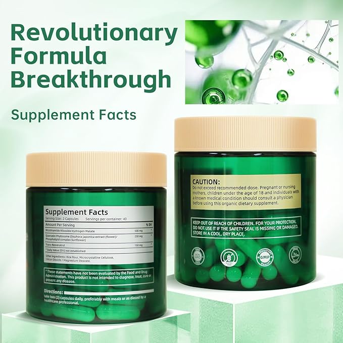 NAD Resveratrol Supplement Plus Extra Strength Nicotinamide Riboside NR 900mg for Women &amp Men NAD Supplement NMN Alternative– Liposomal Formula for Energy Anti-Aging