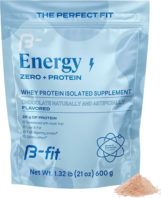 Whey Zero Protein Powder Chocolate Puffs Flavor High Purity Isolate with Amino Acids Low Carb and Low Fat 17 Servings 600g