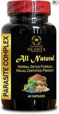 Natural Parasite Complex - Herbal Formula for Digestive Health &amp Wellness - Wormwood Black Walnut &amp Cloves - 1 Bottle - GMP-Certified Premium Blend