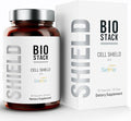 BIOSTACK Cell Shield with Setria Glutathione | Liposomal Supplement with Vitamin C Turmeric and C3 Curcumin Complex | Pure Reduced L-Glutathione 500mg