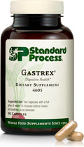 Standard Process Gastrex - Supplement for Digestion &amp GI Tract Support - Contains Niacin - Non-Dairy &amp Non-Soy - 90 Capsules (45 Servings)