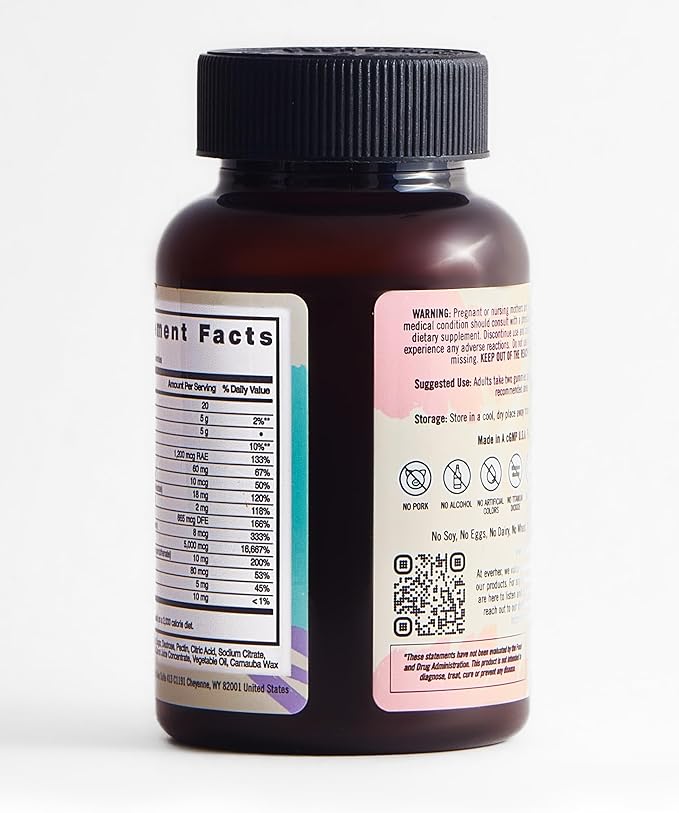 Hair Vitamins | 5000mcg Biotin | Non-GMO Vegetarian | Promotes &amp Strengthens Hair | 1-Month Supply
