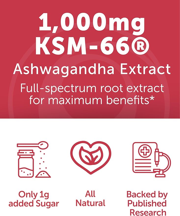 Lunakai USA Made Ashwagandha KSM-66 &amp Magnesium Glycinate Gummies Bundle – Daily Mood &amp Stress Support – 60 Non-GMO Gummies Each