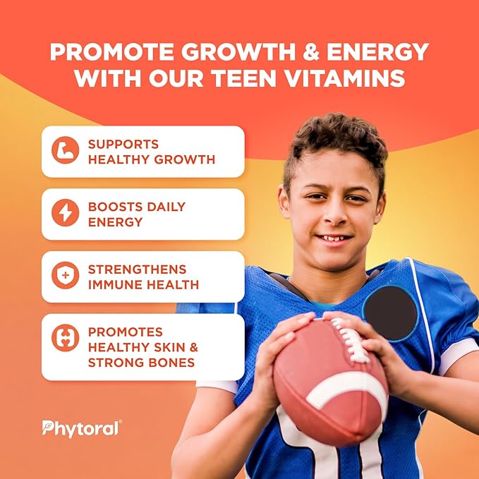 Daily Teen Gummy Vitamins - Multivitamin for Teens 12-17 Boys and Girls Daily Multivitamin Gummies for Teenagers - Essential Vitamins for Growing Teens - Support Health Growth and Development 180ct