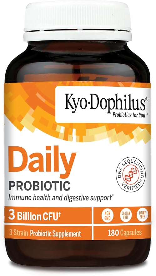 Kyolic Kyo-Dophilus Daily Probiotic Immune Health &amp Digestive Support* 180 Capsules
