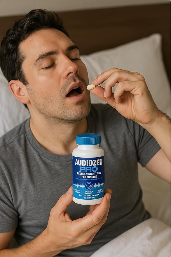 Audiozen- Pro – Nighttime Supplement with Magnesium Zinc Ginkgo &amp Vitamins | Supports Relaxation Sleep Routine Audio &amp Auditory Wellness | 60 Tablets Audio - Calm - ZenPro