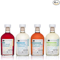American Vinegar Works - Essentials Kitchen Vinegars - Includes Apple Cider Red Wine Rice Wine and Chardonnay Wine Vinegars - Packed in a Custom Box - Great for Gifts - 8.5 oz Bottles - 4 Pack
