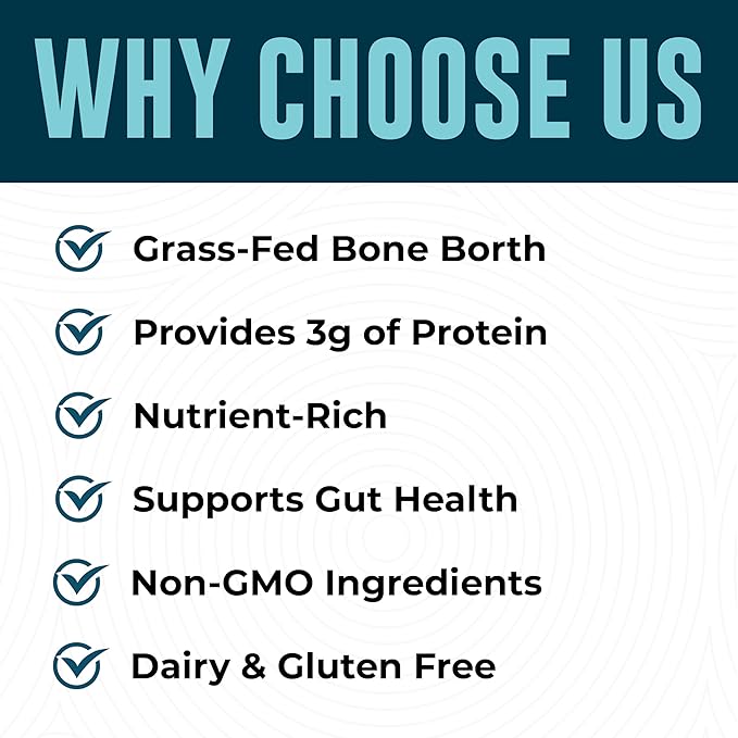 Grass-Fed Bone Broth Capsules with Collagen from Organic Bone Broth Powder. Collagen Supplement for Nails Hair Joints and Digestive Health* Support. Gut Friendly-Ingredients 180 Capsules