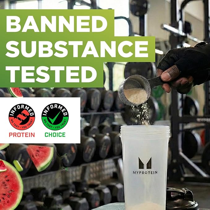 Myprotein Clear Whey Isolate Protein Powder 20 Servings (1.1lbs) Fruity Mike and IKE Sour Watermelon Drink Mix 20g Protein per Serving Daily Drink for Superior Performance