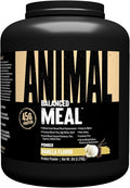 Animal Meal - Protein Shake with Whole Food Ingredients Aids in Muscle Recovery with Egg White Beef &amp Pea Protein Blend Vanilla Flavor 5 lbs