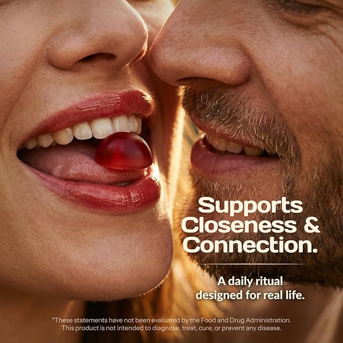 Libido Support for Women Intimacy Gummies - Fast Acting HornyGoatWeed for Women Extract - Gluten Free Vegan &amp Non-GMO - Raspberry Watermelon Flavor - Spicy Gummies for Couples - 60 Gummies
