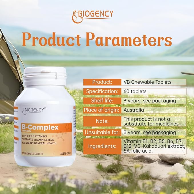 B-Complex Dietary Supplement - Contains All B Vitamins Including B12 B1 B2 B5 B6 B7 Folic Acid for Energy Support Stress Relief Immunity Enhancement 3 Pack 60 Tablets