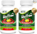 DEVA Tuba Prime Vegan Multivitamin High-Potency Vitamin and Mineral Dietary Supplement Antioxidants Fruit and Vegetable Blend Super Mushrooms Probiotics Prebiotics Seeds Herbs - 90 Tabs 2-Pack