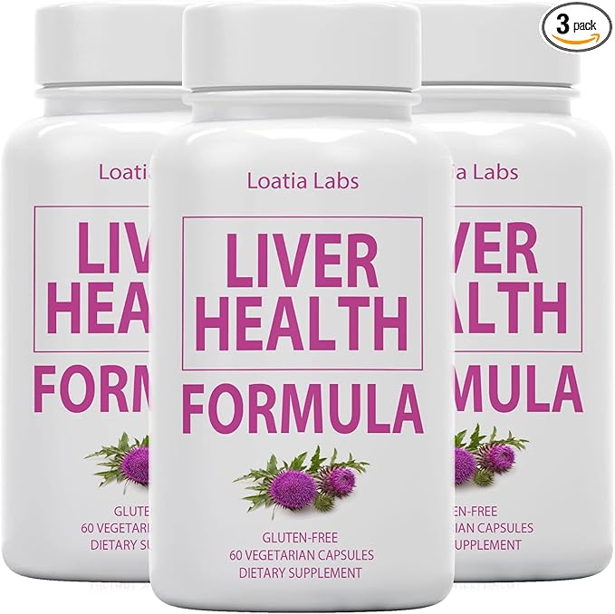 (3 Pack) Liver Health Formula Cleanse Detox Flush Repair Fatty Liver Support with Artichoke Milk Thistle Dandelion Beet Berberine Pure Natural Superstar Research Vegan Capsules Supplement