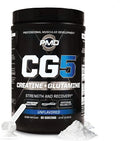 PMD Sports CG5 Premium Creatine &amp L Glutamine Powder Power Recovery Build Lean Muscle Increase Workout Performance Maximum Strength Pre Workout &amp Post Workout Unflavored 60 Servings